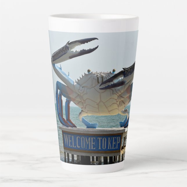 Taza De Café Latte The Giant Crab: Guardian of the Coasts of Kep (Anverso)