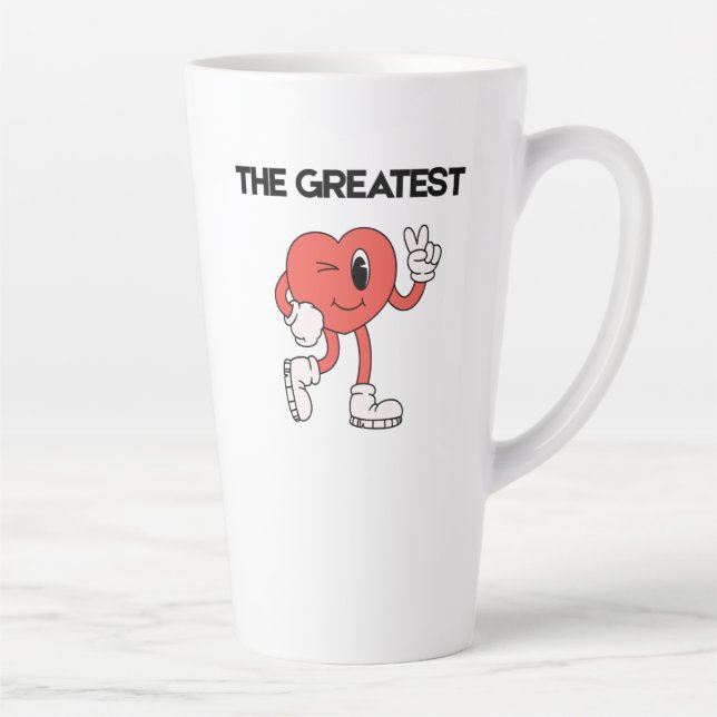 Taza De Café Latte The Greatest Heart Mug (Derecha)