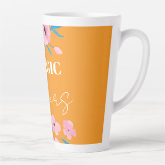 Taza De Café Latte The magic of Flowers