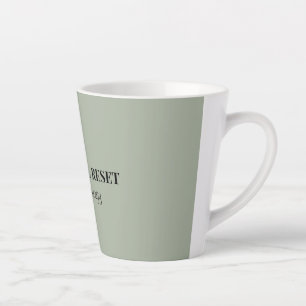 Taza De Café Latte The Model Reset   Official Morning Ritual Latte Mu