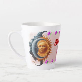 Taza De Café Latte The Moon and the Sun's on a Ceramic Coffee