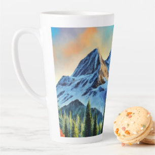 Taza De Café Latte The Mountains Call Me