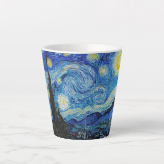 Taza De Café Latte The Starry Night (1889) by Vincent Van Gogh