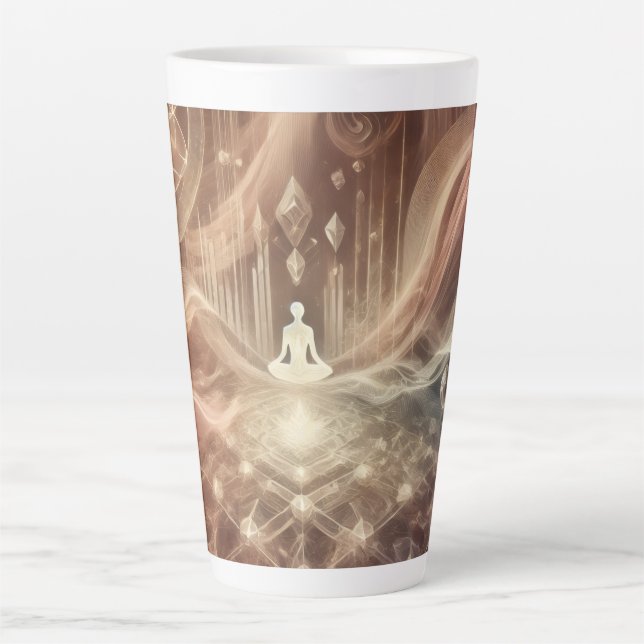 Taza De Café Latte The Wave of Form (Anverso)