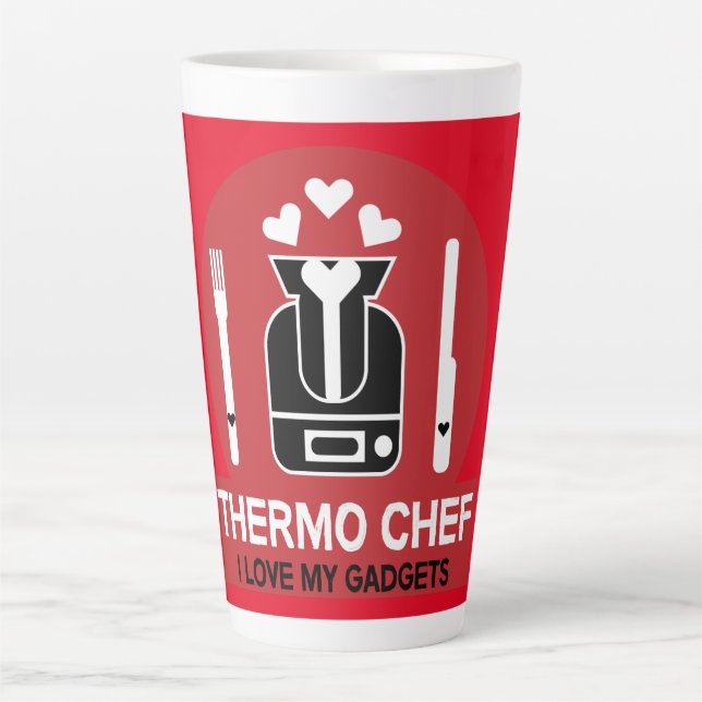 Taza De Café Latte Thermo Chef Novedad Cook (Anverso)