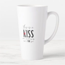 Taza De Café Latte This Mug is a Kiss