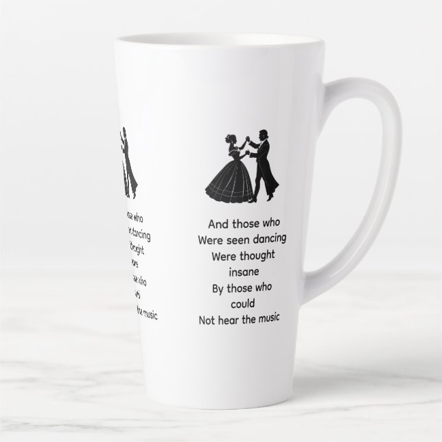 Taza De Café Latte Those who were seen dancing (Derecha)