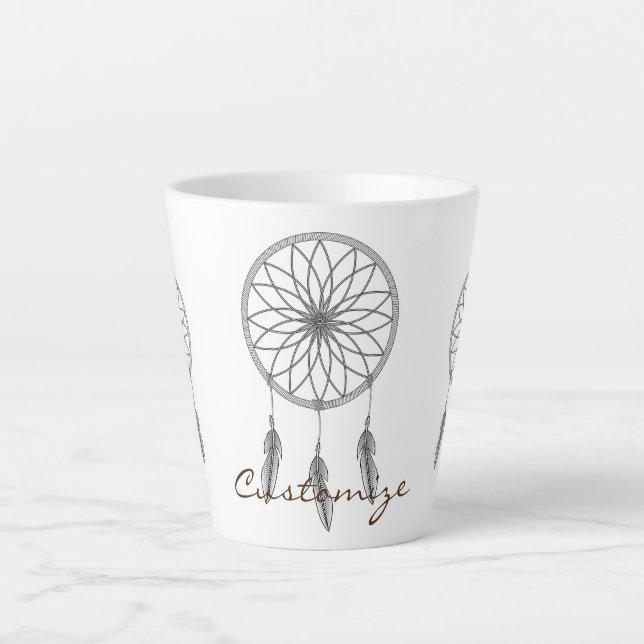 Taza De Café Latte Thunder_Cove de Dream-Catcher (Anverso)