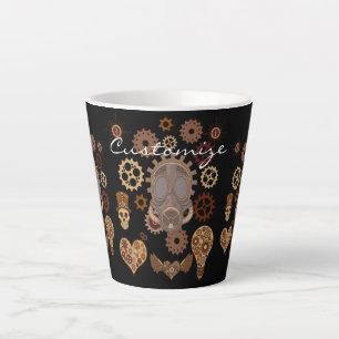 Taza De Café Latte Thunder_Cove del tema Steampunk