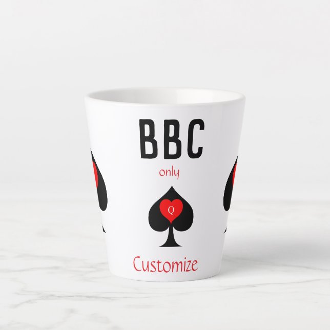 Taza De Café Latte Thunder_Cove, Rótulo de sólo hoja de la BBC (Anverso)