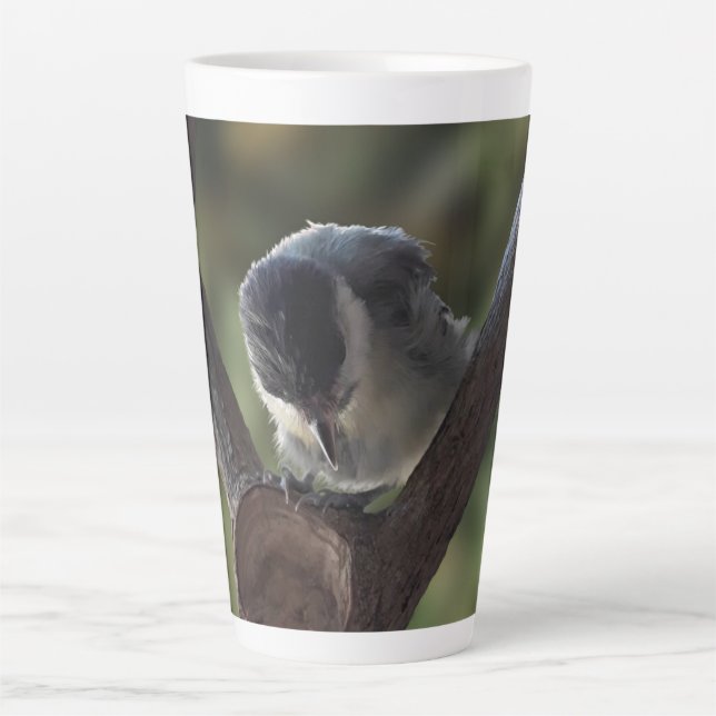Taza De Café Latte Tidi my Bird the Parus Major (Anverso)