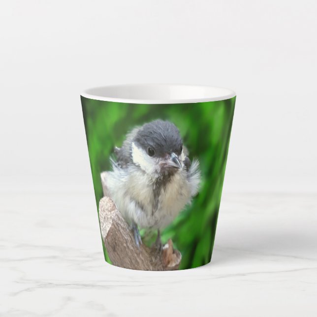 Taza De Café Latte Tidi my Bird the Parus Major (Anverso)