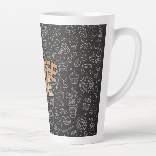Taza De Café Latte Tiempo de Café (Derecha)