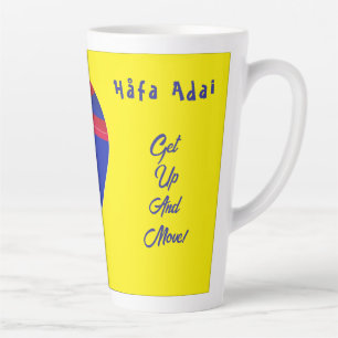Taza De Café Latte Tiempo de Café de Guam