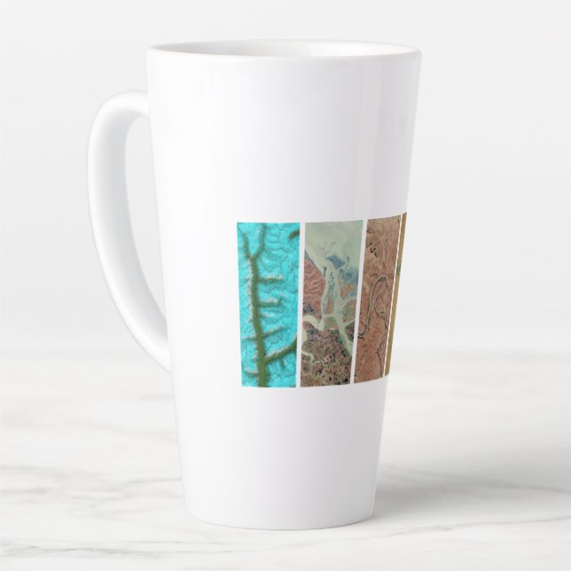 Taza De Café Latte Tierra (Ángulo izquierdo)