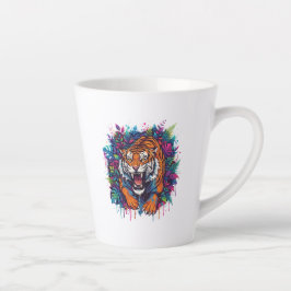Taza De Café Latte Tigre
