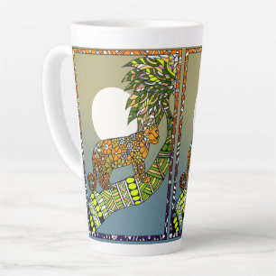 Taza De Café Latte Tigre