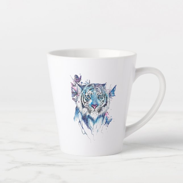 Taza De Café Latte Tigre (Derecha)