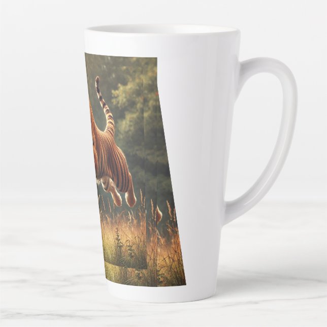 Taza De Café Latte Tigre (Derecha)