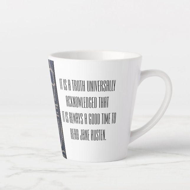 Taza De Café Latte Time to read Jane Austen  (Derecha)