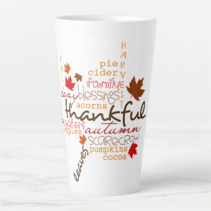 Taza De Café Latte Tipografía