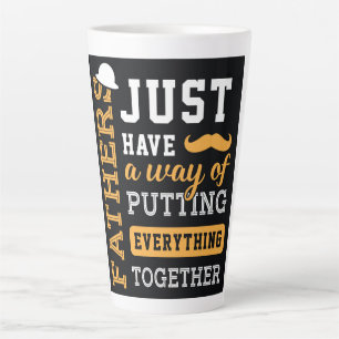 Taza De Café Latte Tipografía Día del Padre