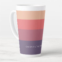 Tiras de color ocaso-Motivacional-Mug