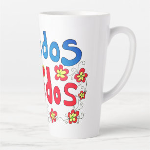 Taza De Café Latte tiro con blanco
