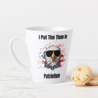 Taza De Café Latte Tismo En Patriotismo