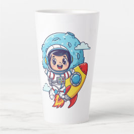 Taza De Café Latte To the moon