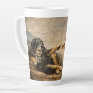 Taza De Café Latte Tocando lo Divino