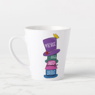 Taza De Café Latte Todos estamos locos por el odio hacia Alicia en el