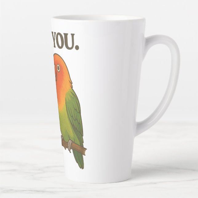 Taza De Café Latte Together Forever Lovebirds (Derecha)
