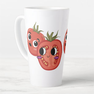 Taza De Café Latte Tomate en Awe