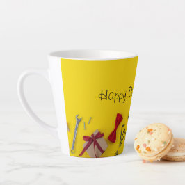 Taza De Café Latte Tools, Screws, and a Good Coffee