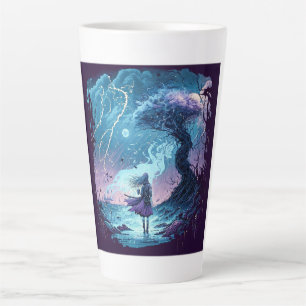 Taza De Café Latte Tormenta mágica Latte Mug