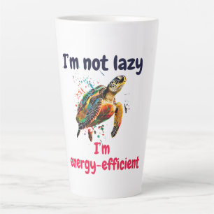Taza De Café Latte Tortuga
