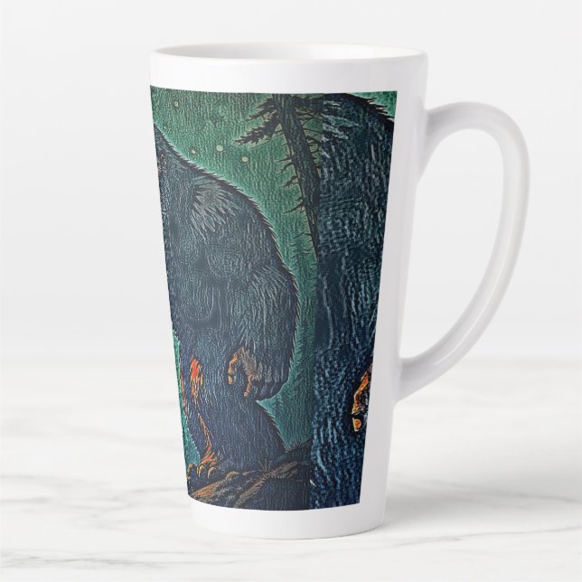 Taza De Café Latte Tote (Derecha)