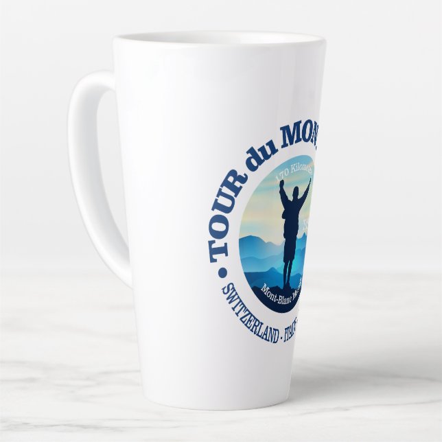 Taza De Café Latte Tour du Mont Blanc (V) (Ángulo izquierdo)