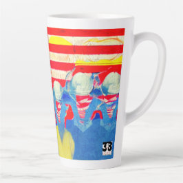 Taza De Café Latte Trabajador de Estados Unidos