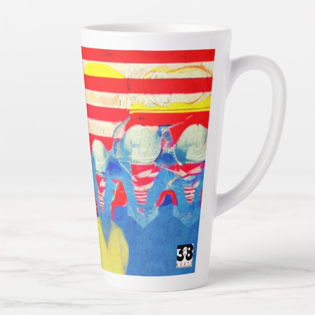 Taza De Café Latte Trabajador de Estados Unidos (Derecha)