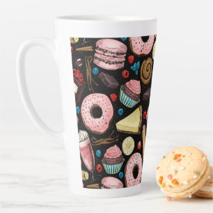Taza De Café Latte Trajes dulces
