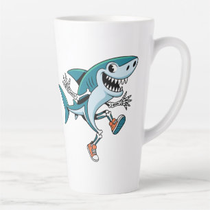 Taza De Café Latte Tralero Tralala SkeleBoo Diseño de Halloween
