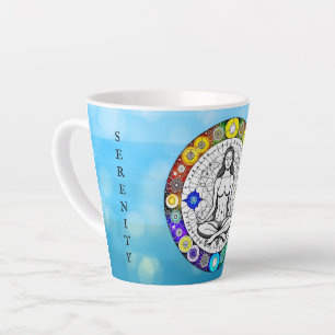 Taza De Café Latte Tranquilidad y tranquilidad Medicación pacífica
