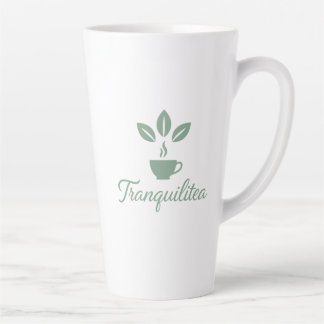 Taza De Café Latte Tranquilitea Funny Tea Lover