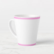 Trazo rosa Latte Mug