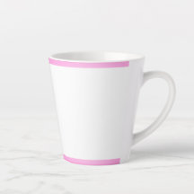 Trazo rosa Latte Mug