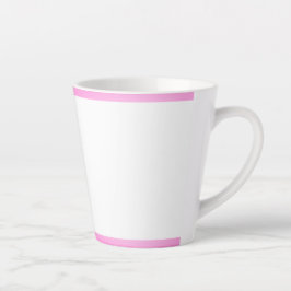 Taza De Café Latte Trazo rosa Latte Mug