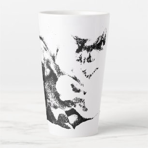 Taza De Café Latte Tregua de otoño en la Tierra