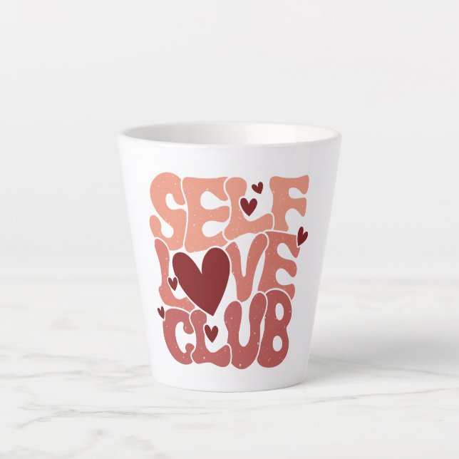 Taza De Café Latte Trendy Positive Affirmation Aesthetic Quote (Anverso)